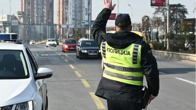178 санкционирани возачи во Скопје: 49 за брзо возење